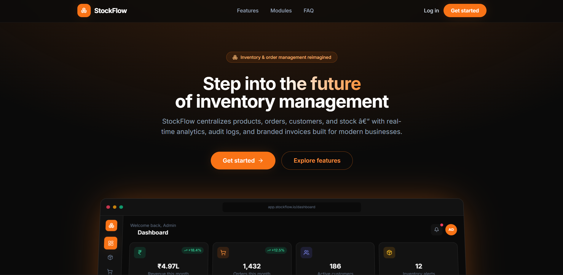 StockFlow preview